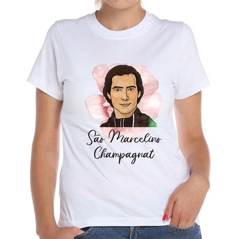 Camiseta Baby Look São Marcelino Champagnat Religiosa Elo7