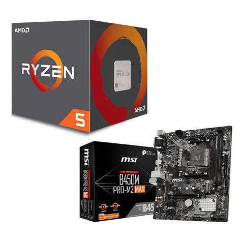 PC Upgrade Kit AMD Ryzen 5 1600 AF MSI B450M PRO M2 MAX Upgrade