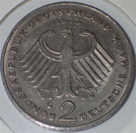 Germany 1969 2 Deutsche Mark Commemorative Coin W99 AAA Coin Co