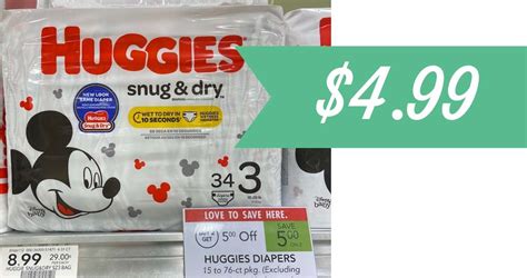 Publix Huggies Diapers For 499 Southern Savers