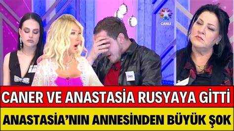 SEDA SAYAN ANASTASİA VE CANER BAYRAMDA RUSYAYA GİTTİ ANASTASİA ANNESİ