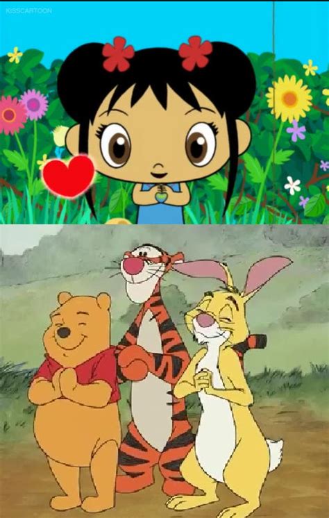 Ni Hao Kai Lan Heart To Pooh Tigger And Rabbit By Daniysusamigos On