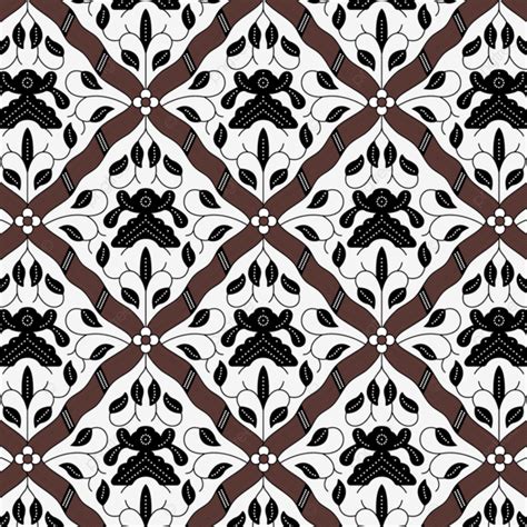 Indonesian Batik Pattern Transparent Background, Indonesian, Batik ...