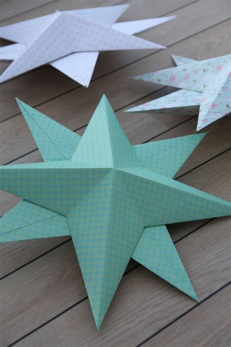 Origami für Weihnachten 9 Weihnachtsstern Faltanleitungen