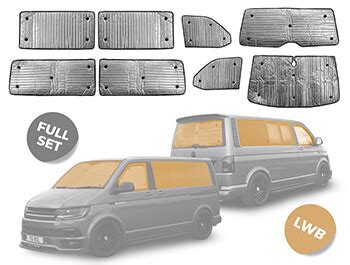 Thermal Blinds Full Van Set Pc Vw T Lwb Tailgate Vanstyle