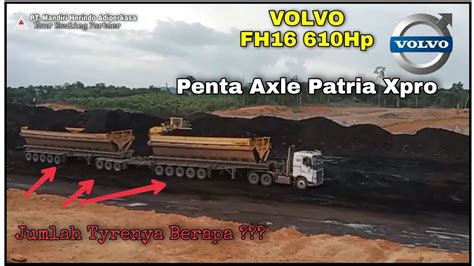 VOLVO FH16 Double Treiler Penta Axle Patria Xpro YouTube