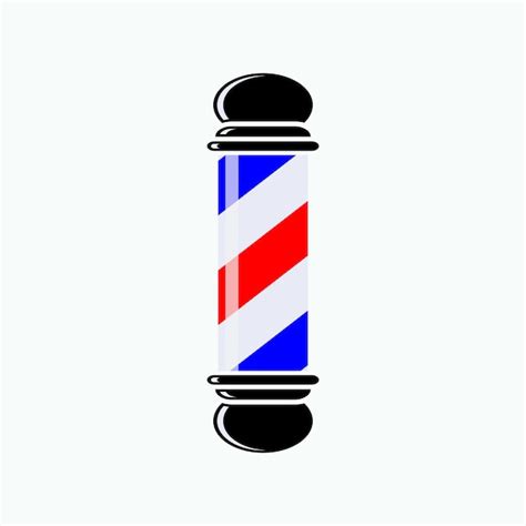 Premium Vector Barber Pole Icon Salon Haircut Studio Symbol Vector