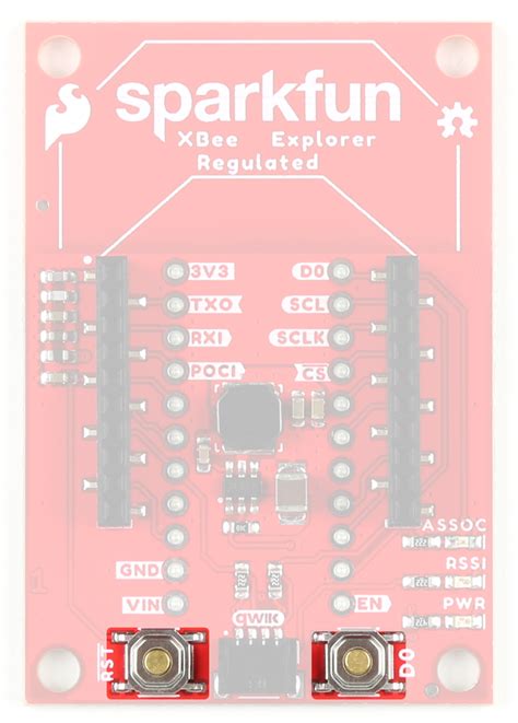 Hardware Overview SparkFun Digi XBee Explorer Regulated Board Hookup