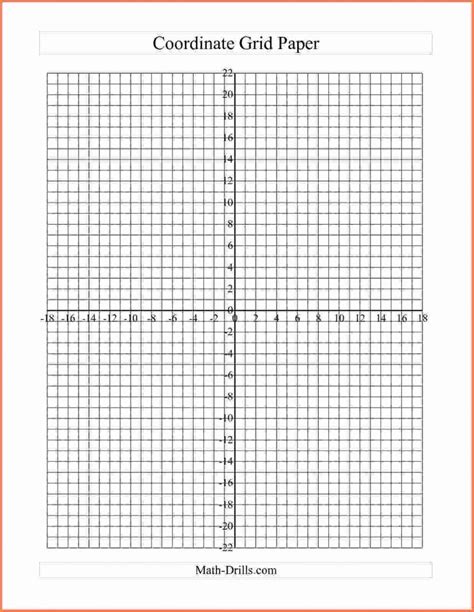 Coordinate Plane Graph Paper Printable Printable Templates