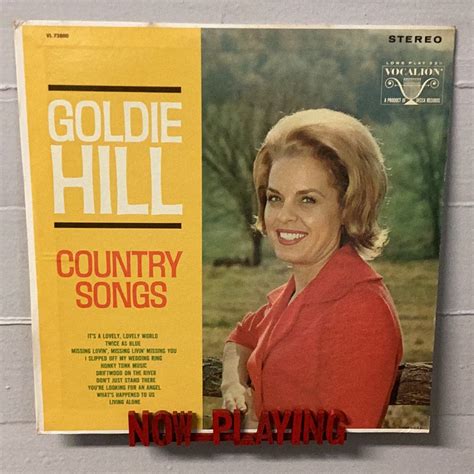 Goldie Hill Country Songs Martins Vintage Music Co