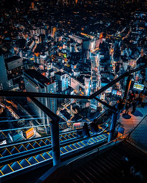 Night in Shibuya Sky on Behance