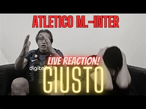 Abbiamo Meritato Di Uscire Atletico Madrid Inter Live Reaction