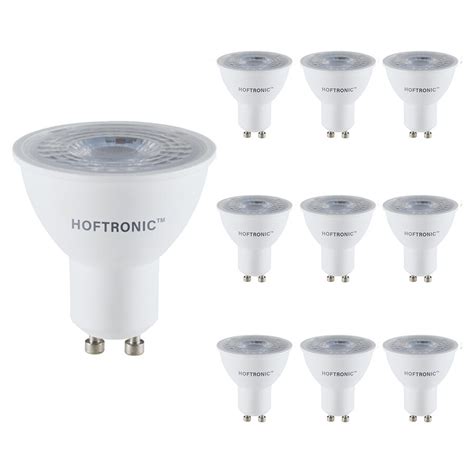 10x Gu10 Led Spotlight 38° 4 5w 345lm 2700k Replaces 50w