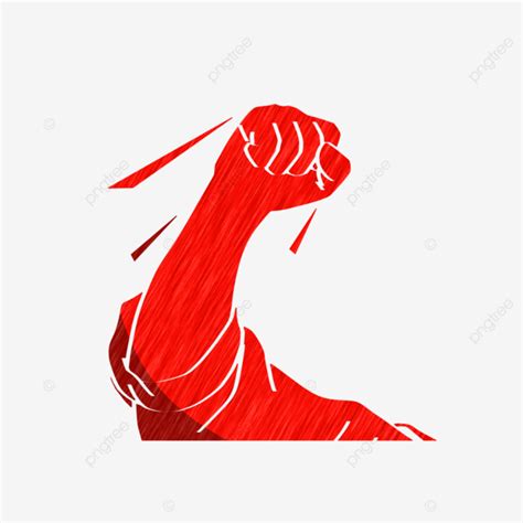 Rising Silhouette Png Free Red Silhouette Sketch Of Hand Rise Raise