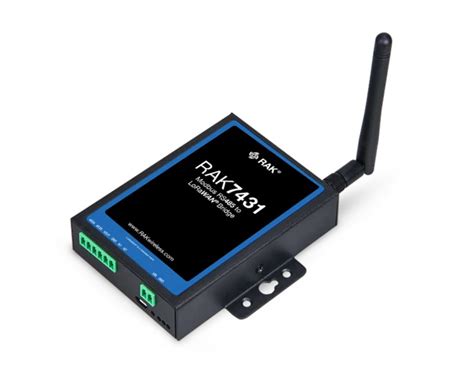 RAK7431 RS485 Bridge Relays ModBUS Data Over The LoRaWAN Network Hiswai