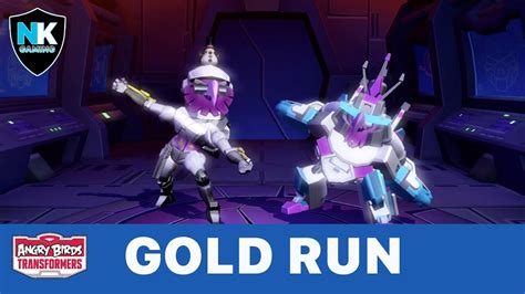 Angry Birds Transformers Gold Run Featuring Nightbird And New Character Slipstream Youtube