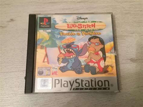 DISNEY S LILO Stitch Sony Playstation One Ps1 Game With Cracked Case