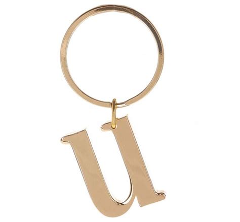 Monogram Key Ring U Monogrammed Key Ring Key Rings Key