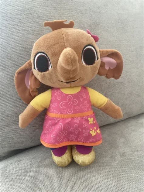 Cbeebies Talking Sula Soft Toy 25cm With Sound Bing Bunny By Golden Bear £900 Picclick Uk