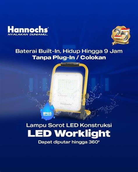 Jual Lampu Sorot Kerja Emergency Watt Hannochs Led Worklight Di