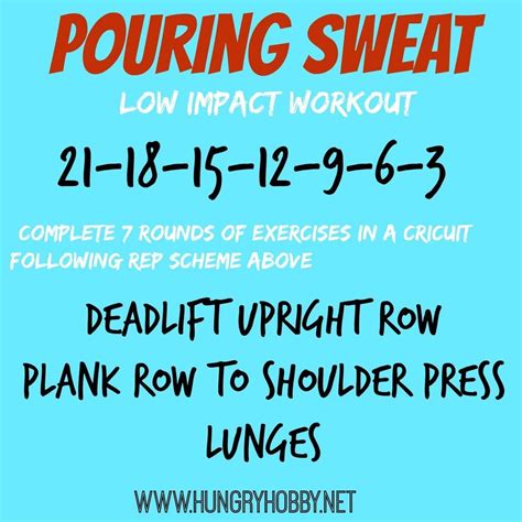 Pouring Sweat Workout A Crossfit Inspired Type Workout That Will Leave