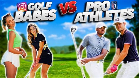 Can Golf Babes Beat A Pro Golfer And Nba Player Insane Battle In Heavy