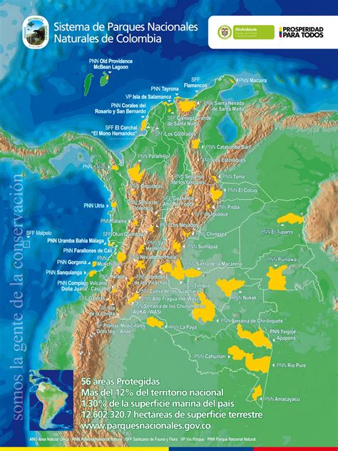 QUIEN NO VIVE PARA SERVIR, NO SIRVE PARA VIVIR: mapa parques naturales ...