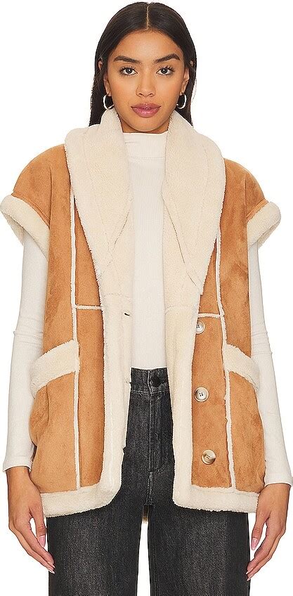 Blank NYC Faux Leather Sherpa Vest ShopStyle