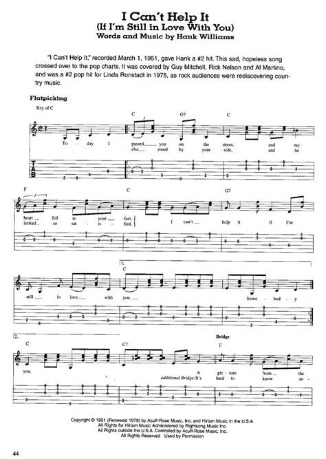 Hank Williams Guitar Chords