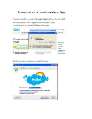 Instalar Y Descargar Skype Pdf