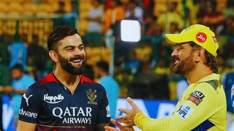 Goat Recognizes Goat Ms Dhoni Hails Virat Kohlis Technique In Csk