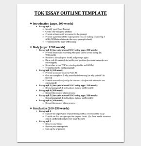 Essay Outline Templates Free Samples Examples And Formats