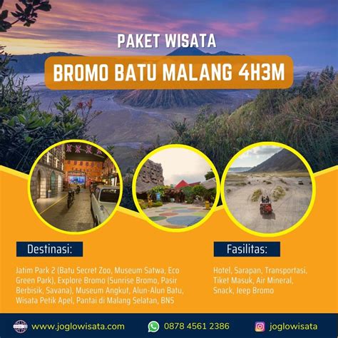 7 Tips Wisata Ke Bromo Biar Makin Seru Joglo Wisata