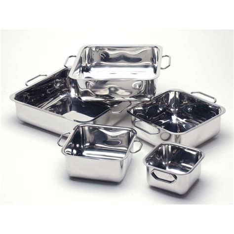 Expressly Hubert® Square Stainless Steel Balti Pan 14l X 14w X 3h