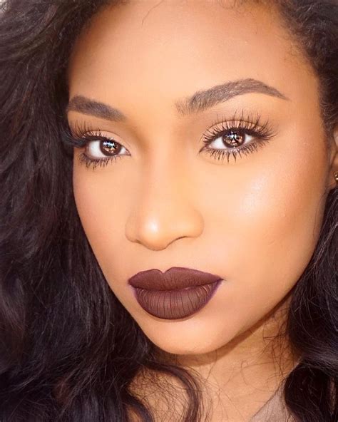 Irisbeilin On Instagram Latina Fall Lipstick Dark Skin Makeup