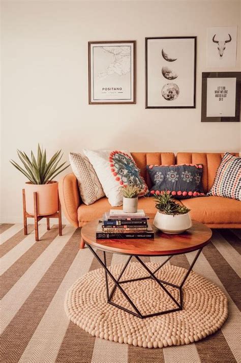 38 Ways To Incorporate An Orange Sofa In Your Space Shelterness