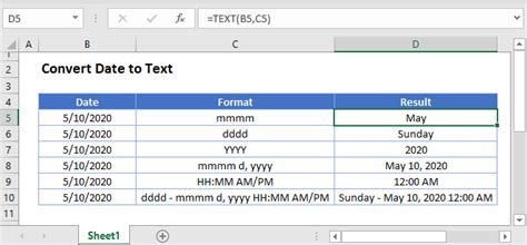 Convertir fecha a texto en Excel y Google Sheets Fórmulas 2024