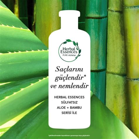 Herbal Essences S Lfats Z G Ve Nem Aloe Bambu Sa Bak M Fiyat