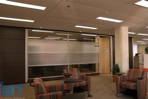 Frameless Glass Sliding Doors for modular office partitions