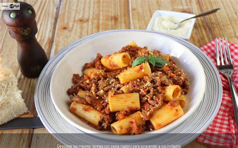 Descubre Las Mejores Recetas Con Pasta Rigatoni Para Sorprender A Tus