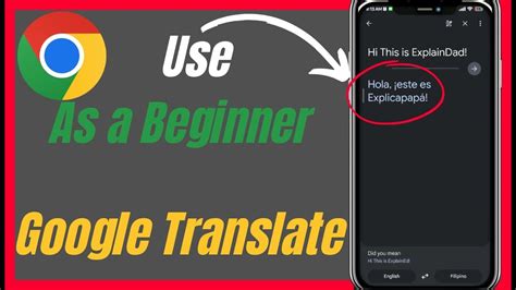 How To Use Google Translate Beginners Guide Complete Guide YouTube