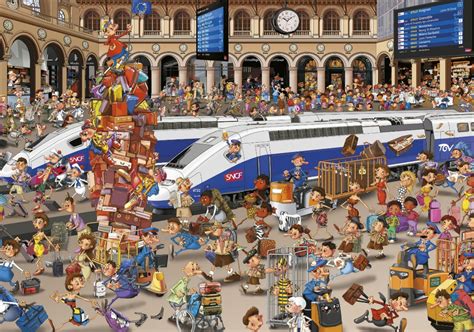 Railway Station 1000 Pieces Piatnik Puzzle Warehouse