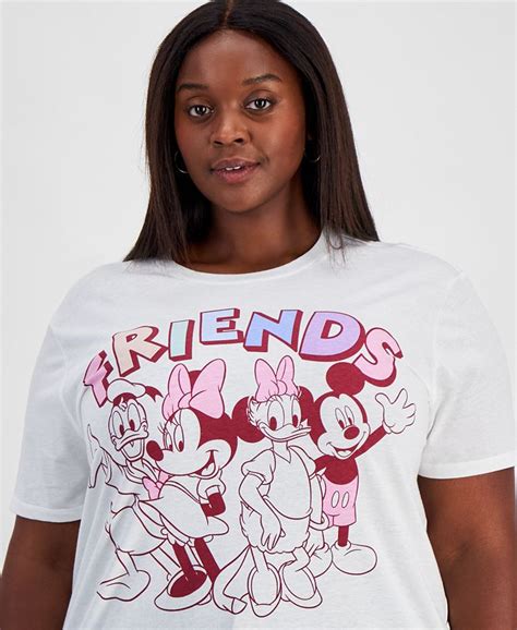 Disney Trendy Plus Size Mickey And Friends Graphic T Shirt Macys