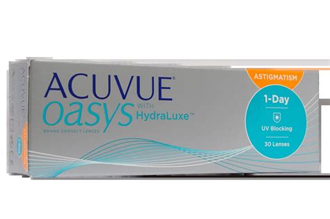 Acuvue Oasys 1 Day with HYDRALUXE for Astigmatism 30 линз в