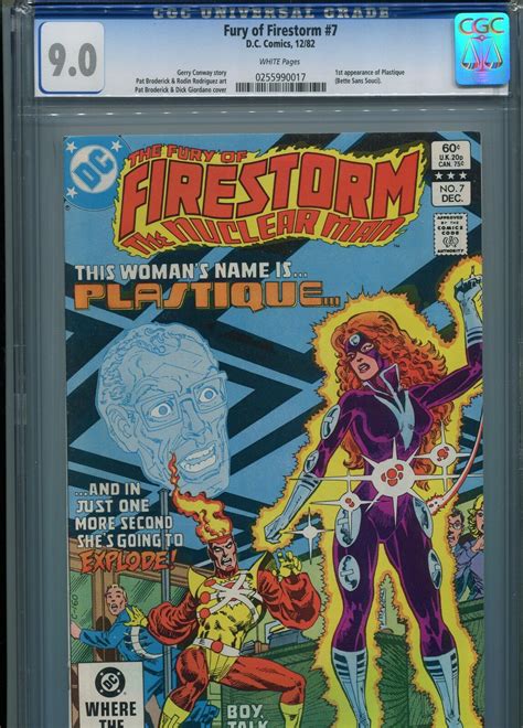 Fury Of Firestorm St Plastique Cgc Wp Ebay