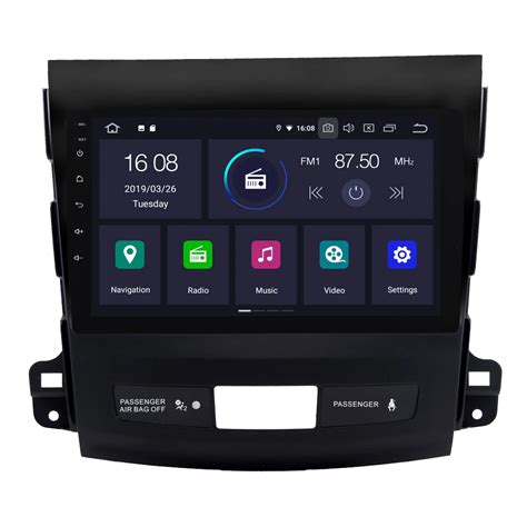 For Mitsubishi Outlander 2007 2011 Android 9 0 Auto Car Radio Stereo