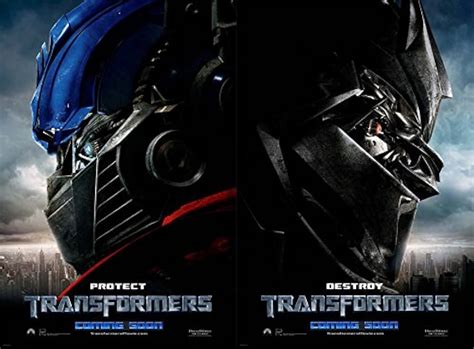 Movie Poster Transformers Sided Original Protect Destroy 27x40