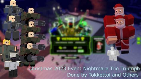 TDX NIGHTMARE XMAS TRIO TRIUMPH YouTube