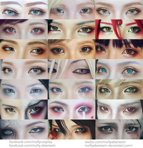 Cosplay Eyes Make Up Collection By Mollyeberwein On Deviantart Eye