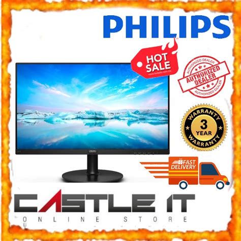 Philips 221v8 69 Flat 21 5 Led 22inch 221v8 Monitor Va Fhd 4ms Vga